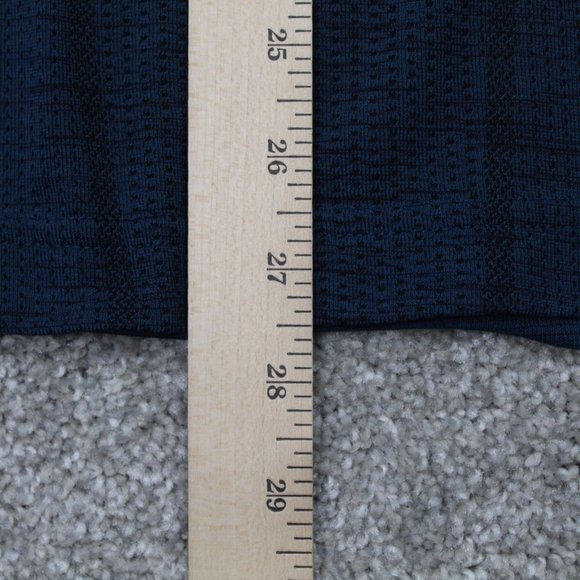 Under Armour Threadborne Sweatshirt Mens Small Blue 1/4 Zip Fitted L/S Pullover - Picture 8 of 8